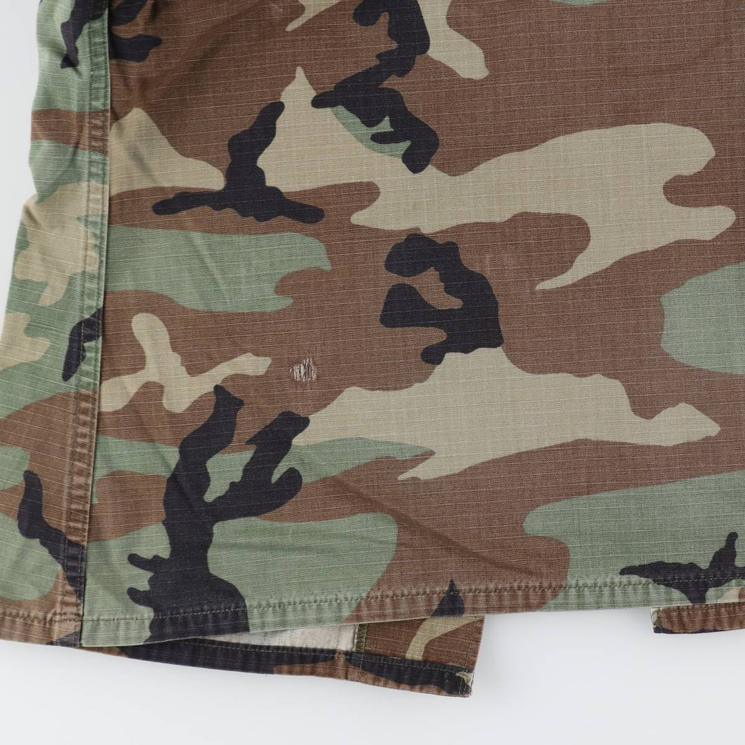 Authentic US military item, 90'S camouflage pattern woodland camo BDU military jacket, made in USA, MEDIUM-REGULAR, men's M equivalent, vintage /eaa514864