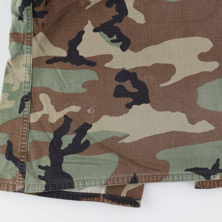 Authentic US military item, 90'S camouflage pattern woodland camo BDU military jacket, made in USA, MEDIUM-REGULAR, men's M equivalent, vintage /eaa514864