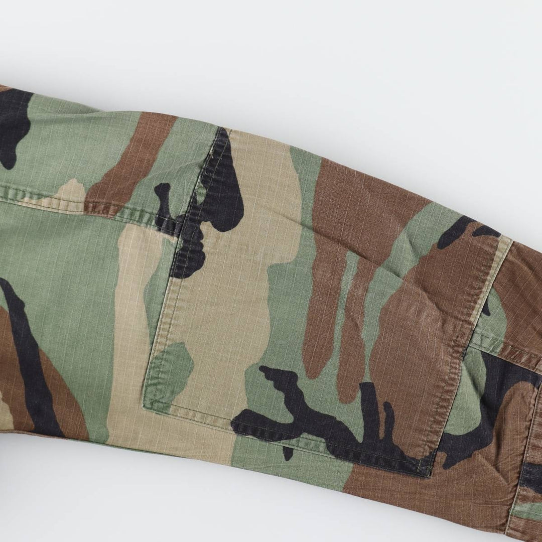 Authentic US military item, 90'S camouflage pattern woodland camo BDU military jacket, made in USA, MEDIUM-REGULAR, men's M equivalent, vintage /eaa514864