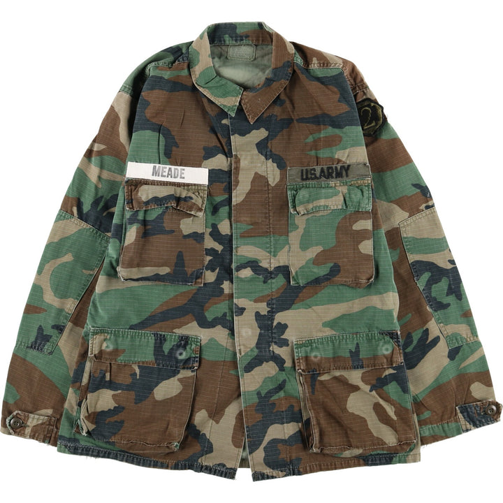 90'S US Army genuine camouflage pattern BDU military jacket made in USA SMALL-REGULAR men's S equivalent vintage /eaa514865