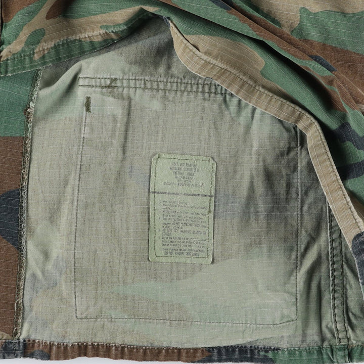 90'S US Army genuine camouflage pattern BDU military jacket made in USA SMALL-REGULAR men's S equivalent vintage /eaa514865