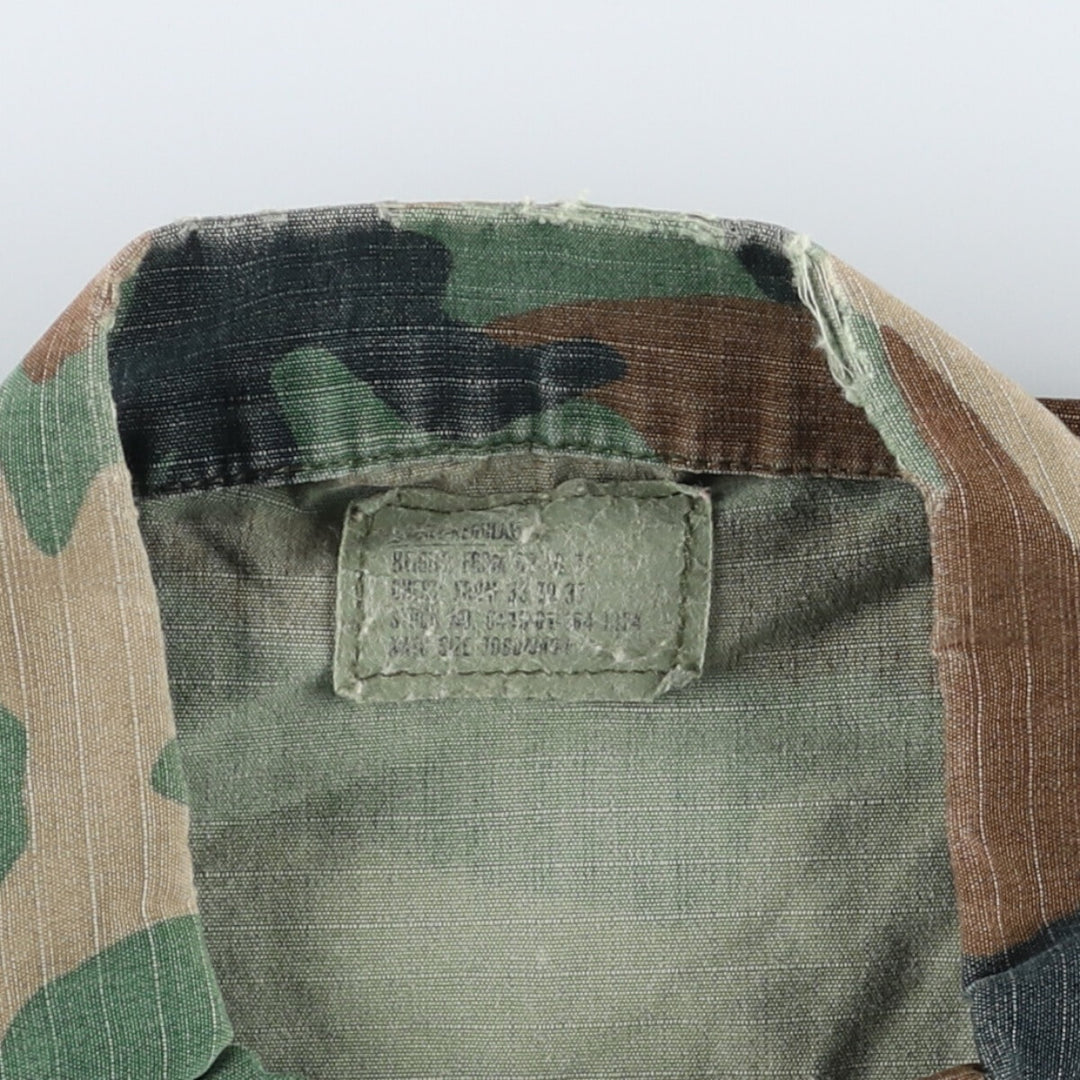 90'S US Army genuine camouflage pattern BDU military jacket made in USA SMALL-REGULAR men's S equivalent vintage /eaa514865