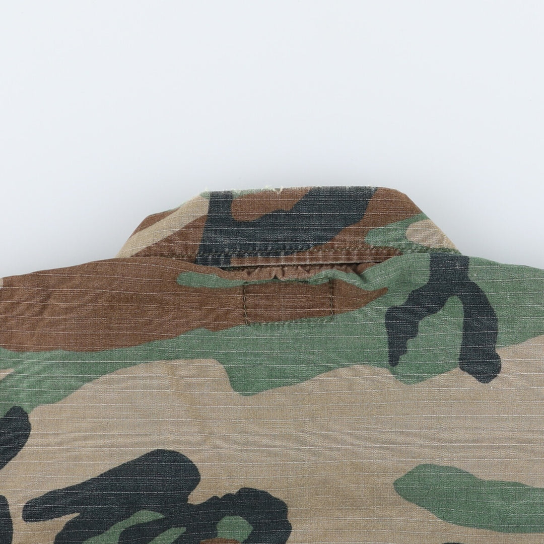 90'S US Army genuine camouflage pattern BDU military jacket made in USA SMALL-REGULAR men's S equivalent vintage /eaa514865