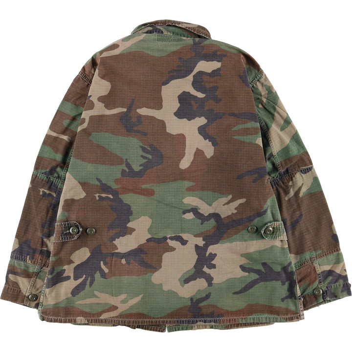90'S US Army genuine camouflage pattern BDU military jacket made in USA MEDIUM-SHORT men's M equivalent vintage /eaa514867