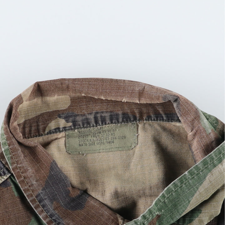 90'S US Army genuine camouflage pattern BDU military jacket made in USA MEDIUM-SHORT men's M equivalent vintage /eaa514867