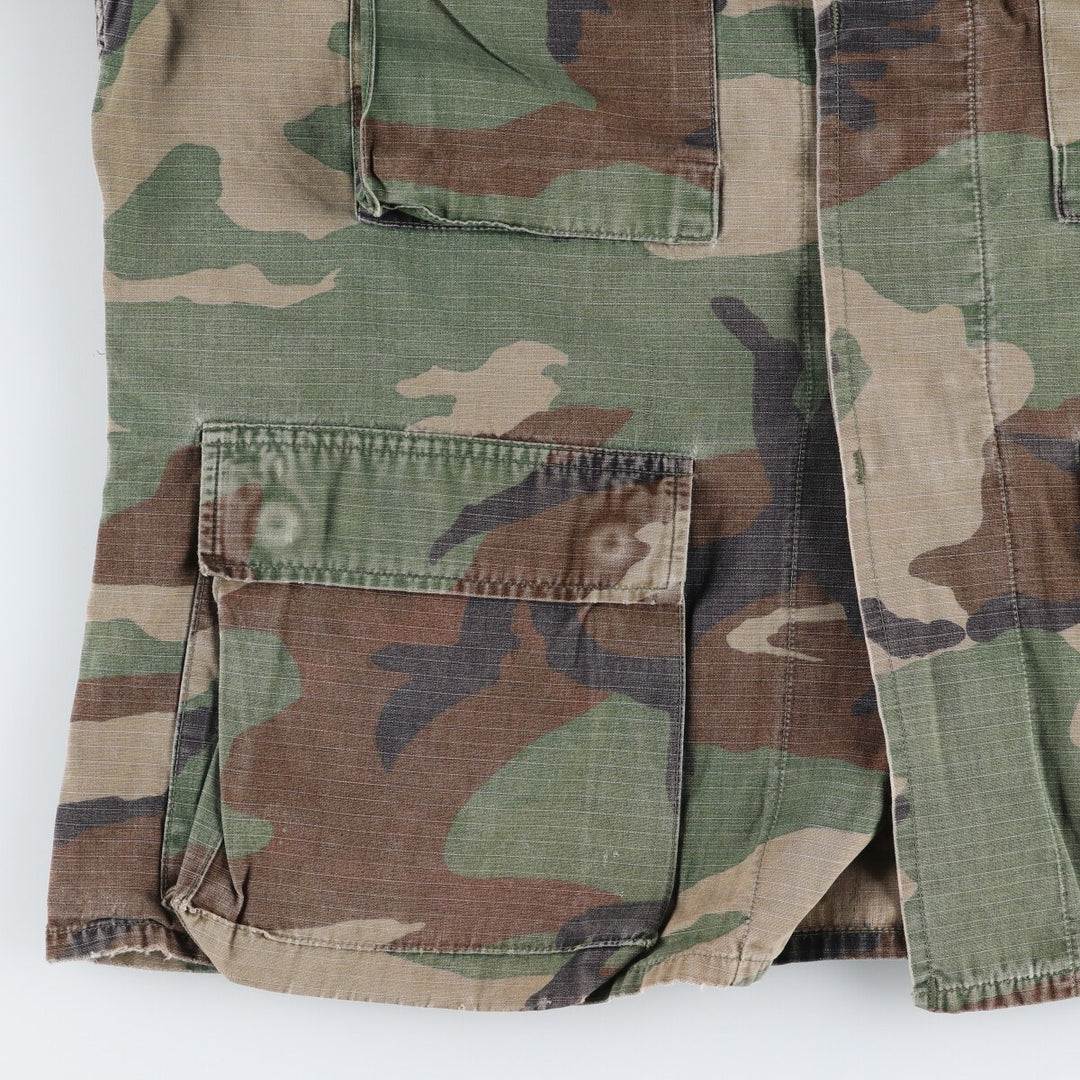 90'S US Army genuine camouflage pattern BDU military jacket made in USA MEDIUM-SHORT men's M equivalent vintage /eaa514867