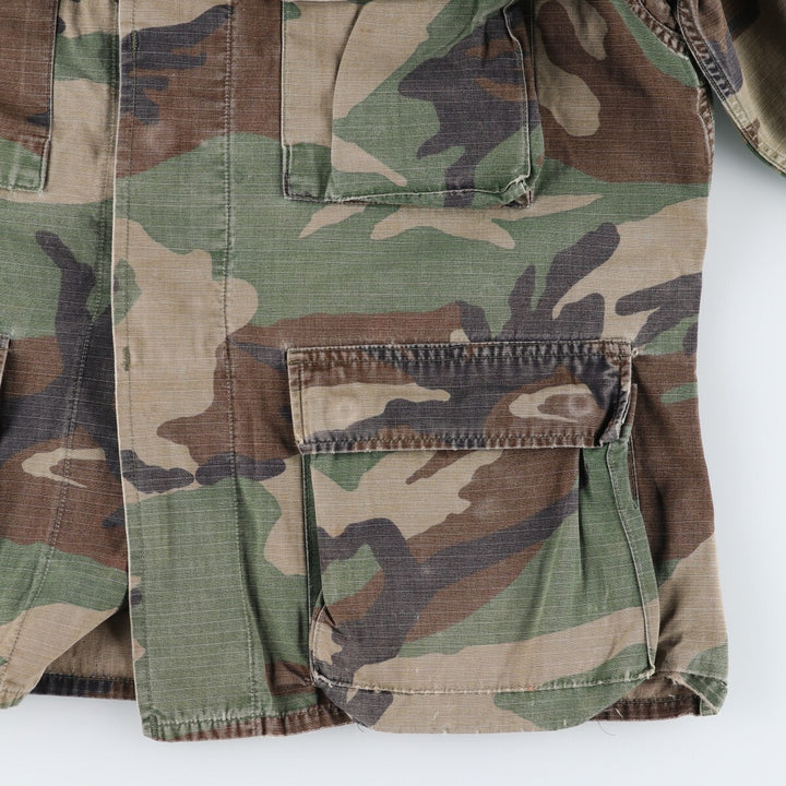 90'S US Army genuine camouflage pattern BDU military jacket made in USA MEDIUM-SHORT men's M equivalent vintage /eaa514867