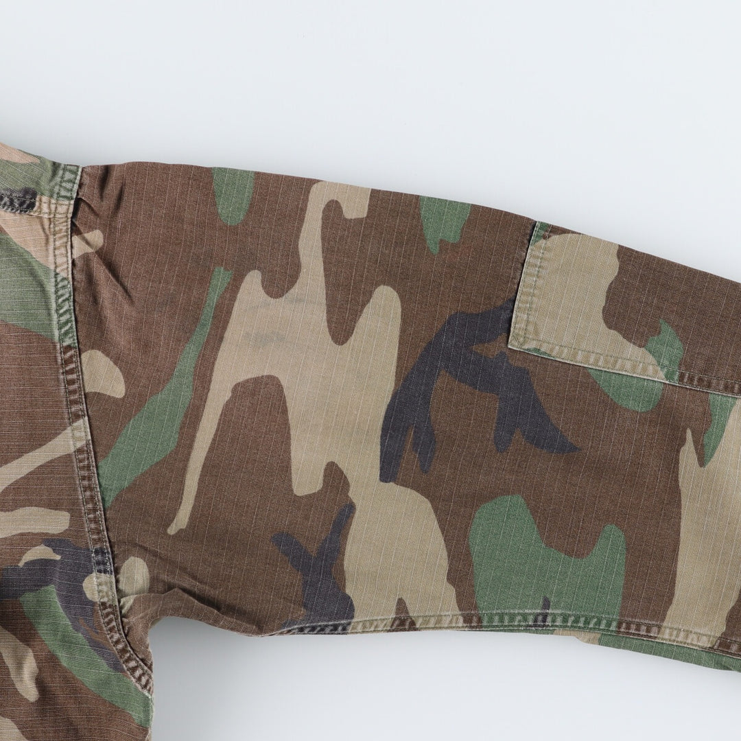 90'S US Army genuine camouflage pattern BDU military jacket made in USA MEDIUM-SHORT men's M equivalent vintage /eaa514867