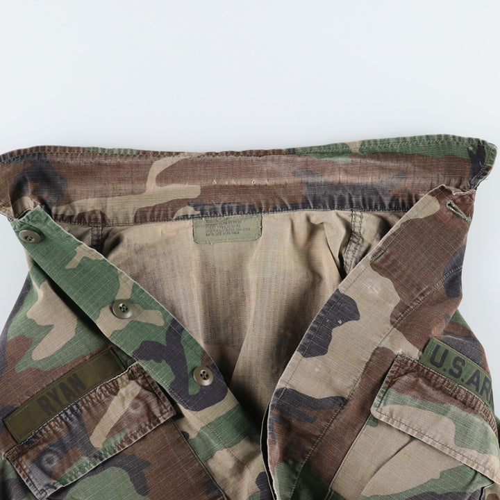 90'S US Army genuine camouflage pattern BDU military jacket made in USA MEDIUM-SHORT men's M equivalent vintage /eaa514867