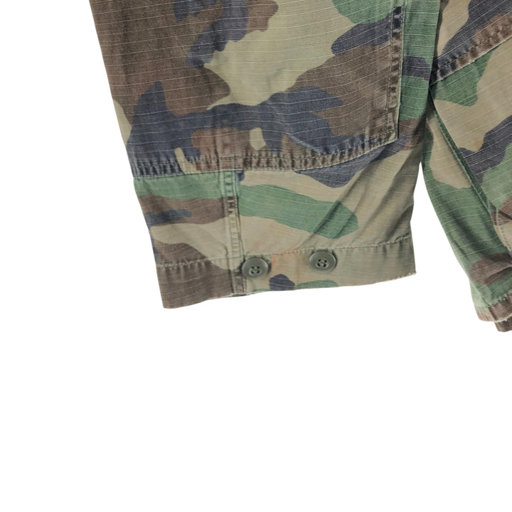 90'S US Army genuine camouflage pattern BDU military jacket made in USA MEDIUM-SHORT men's M equivalent vintage /eaa514867