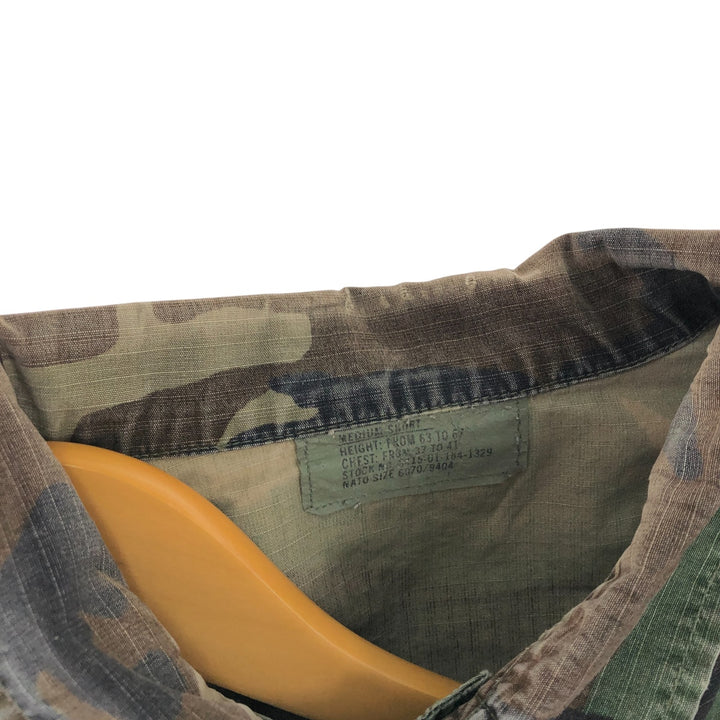 90'S US Army genuine camouflage pattern BDU military jacket made in USA MEDIUM-SHORT men's M equivalent vintage /eaa514867