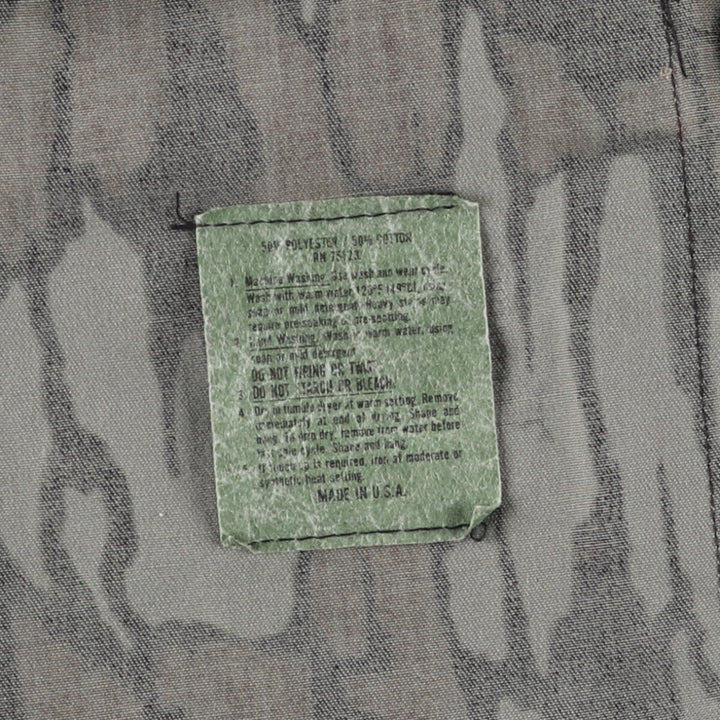 Civilian Camouflage Pattern Tree Bark Camo BDU Military Jacket Made in USA X-LARGE-REGULAR Men's XL equivalent /eaa514869