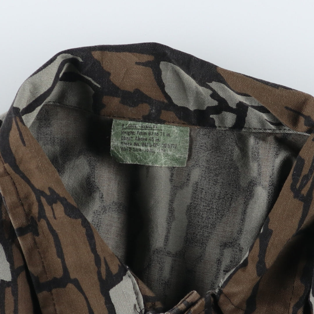 Civilian Camouflage Pattern Tree Bark Camo BDU Military Jacket Made in USA X-LARGE-REGULAR Men's XL equivalent /eaa514869