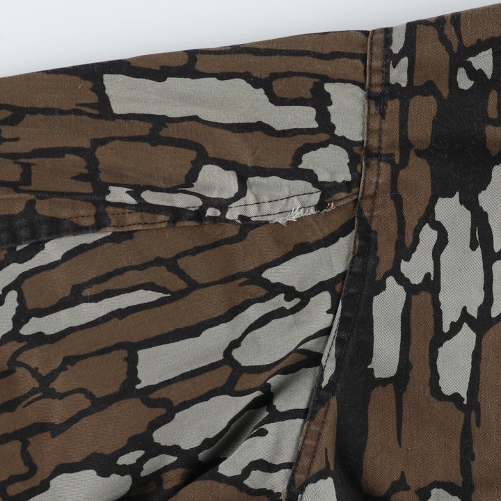 Civilian Camouflage Pattern Tree Bark Camo BDU Military Jacket Made in USA X-LARGE-REGULAR Men's XL equivalent /eaa514869