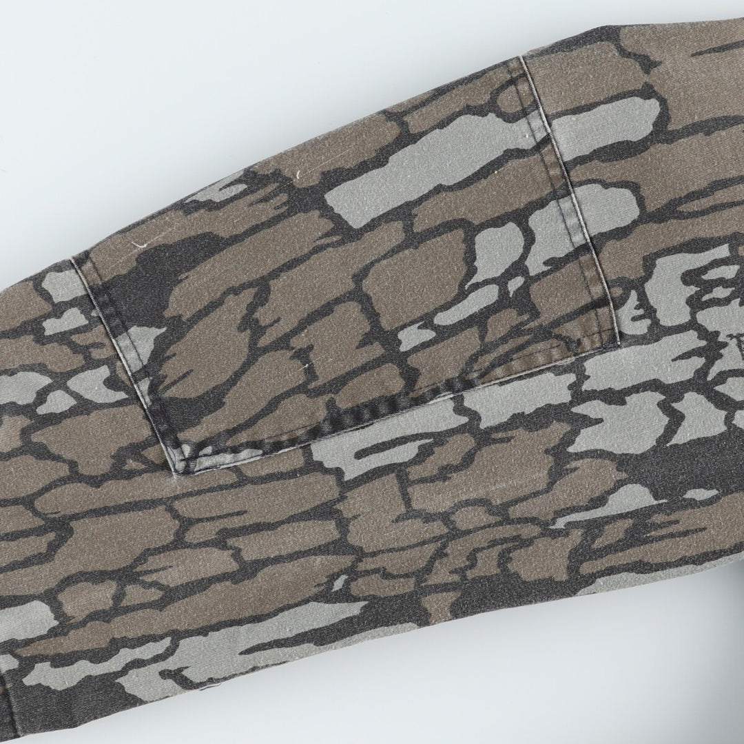 US Military Camouflage Pattern Tree Bark Camo BDU Military Jacket Made in USA X-LARGE-REGULAR Men's XL equivalent /eaa514874