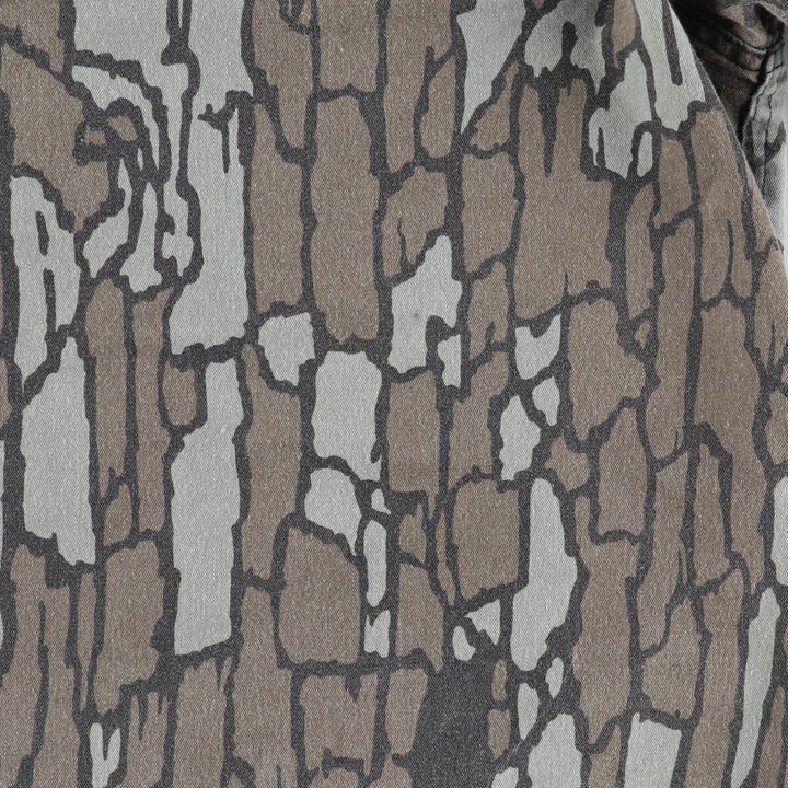 US Military Camouflage Pattern Tree Bark Camo BDU Military Jacket Made in USA X-LARGE-REGULAR Men's XL equivalent /eaa514874