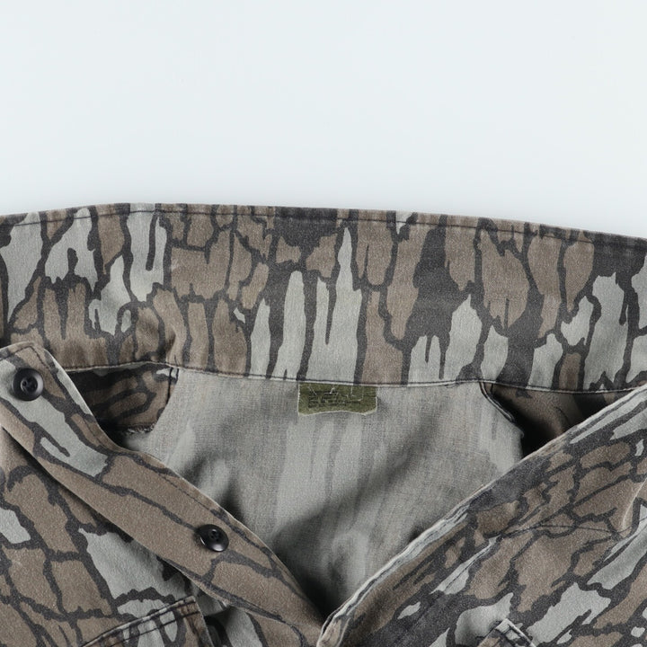 US Military Camouflage Pattern Tree Bark Camo BDU Military Jacket Made in USA X-LARGE-REGULAR Men's XL equivalent /eaa514874