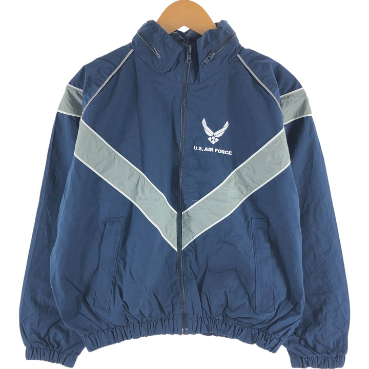 00'S US Military Genuine USAIR.FORCE PTU Training Jacket Nylon Jacket Made in USA X-SMALL/X-SHORT Men's XL equivalent /eaa514879