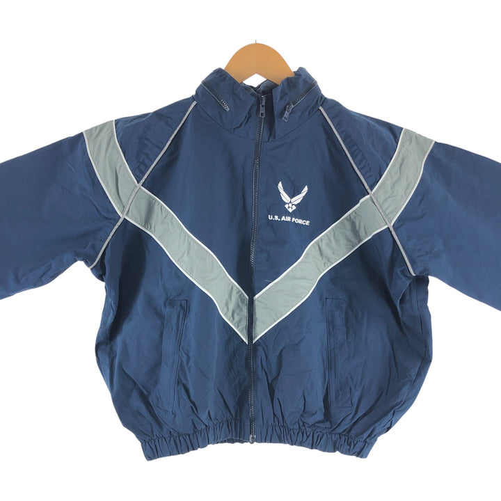 00'S US Military Genuine USAIR.FORCE PTU Training Jacket Nylon Jacket Made in USA X-SMALL/X-SHORT Men's XL equivalent /eaa514879