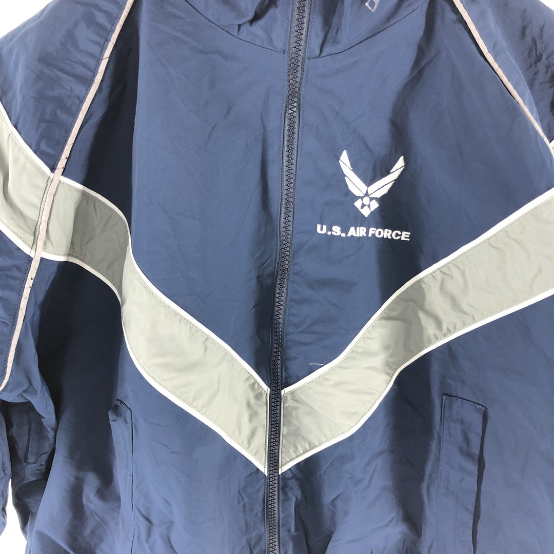 00'S US Military Genuine USAIR.FORCE PTU Training Jacket Nylon Jacket Made in USA X-SMALL/X-SHORT Men's XL equivalent /eaa514879