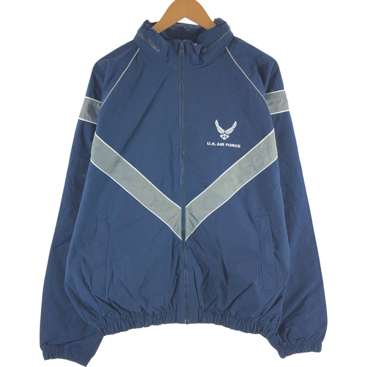 00'S US Military Genuine USAIR FORCE PTU Training Jacket Nylon Jacket Made in USA X-LARGE/REGULAR Men's XL equivalent /eaa514880