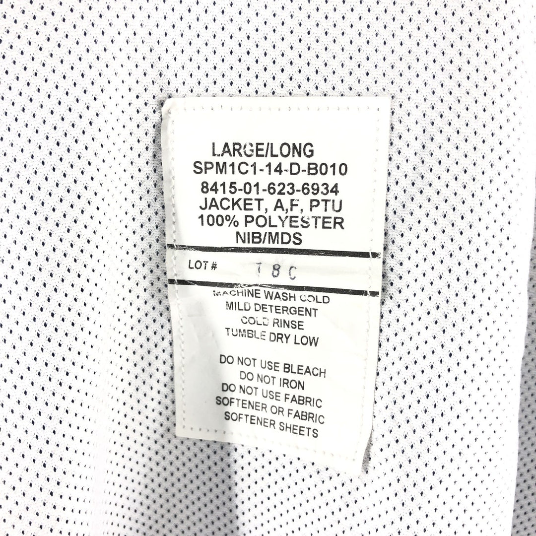 Genuine US military USAIR FORCE PTU training jacket, nylon jacket, made in USA, LARGE/LONG, equivalent to men's L /eaa514885