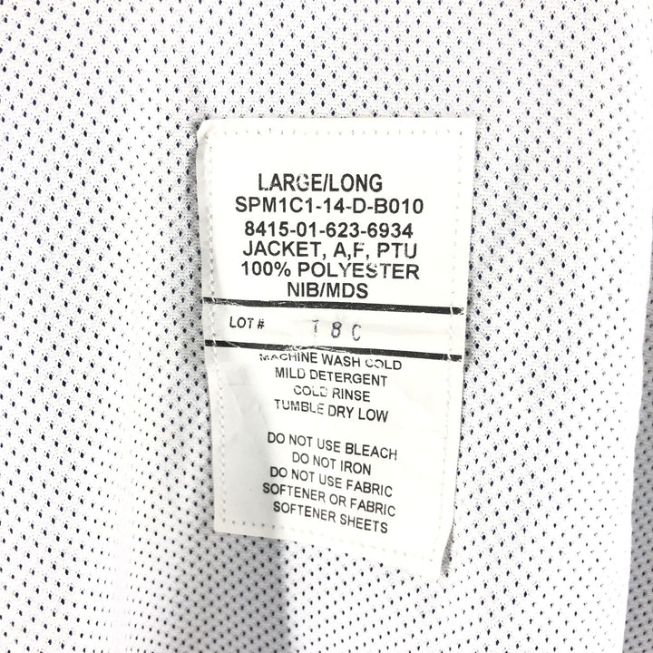 Genuine US military USAIR FORCE PTU training jacket, nylon jacket, made in USA, LARGE/LONG, equivalent to men's L /eaa514885