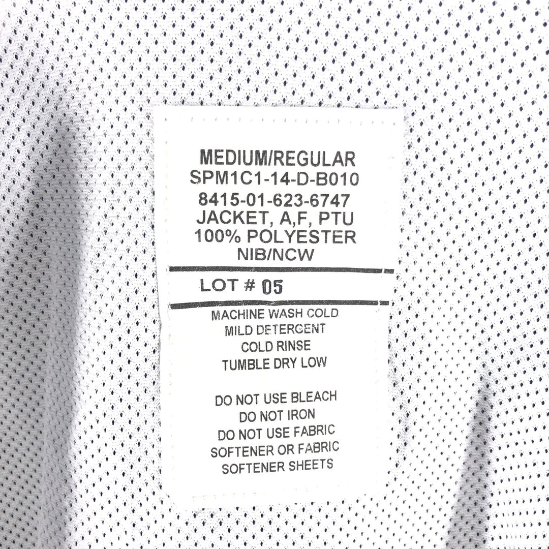 Genuine US military USAIR FORCE PTU training jacket windbreaker made in USA MEDIUM/REGULAR equivalent to men's M /eaa514887