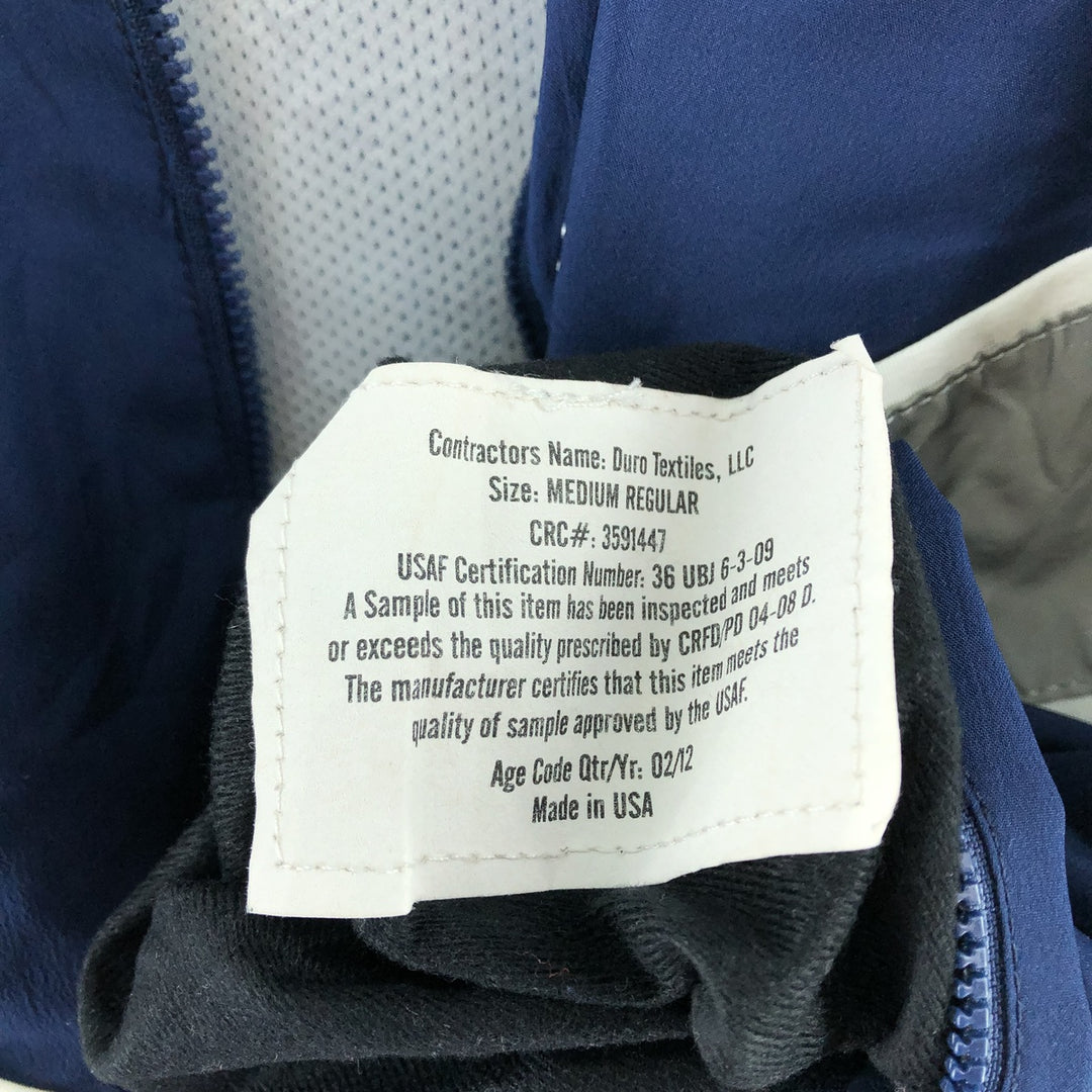 Civilian USAIR FORCE PTU Training Jacket Windbreaker Made in USA MED REGULAR Men's M equivalent /eaa514888