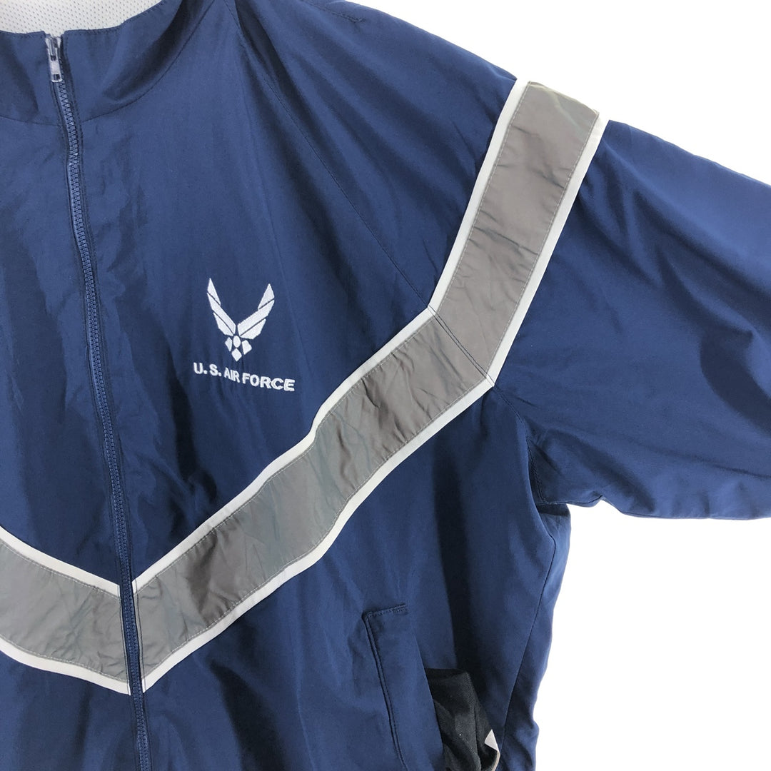 Civilian USAIR FORCE PTU Training Jacket Windbreaker Made in USA MED REGULAR Men's M equivalent /eaa514888