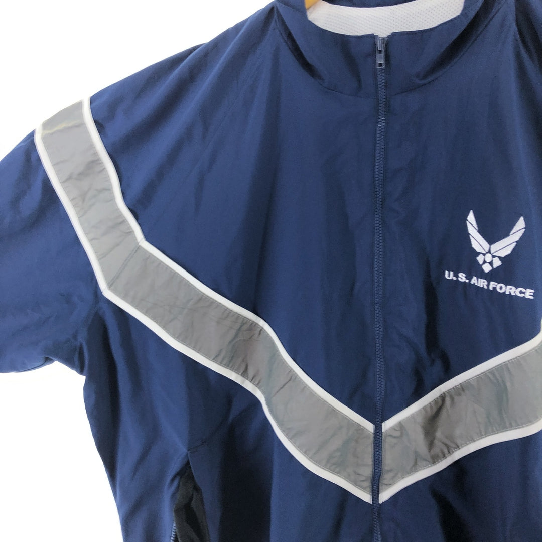 Civilian USAIR FORCE PTU Training Jacket Windbreaker Made in USA MED REGULAR Men's M equivalent /eaa514888