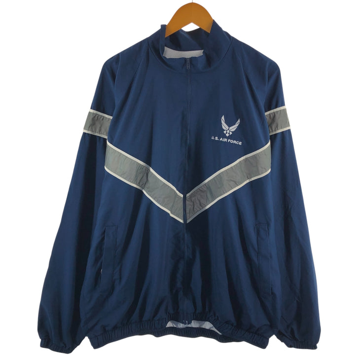 Civilian USAIR FORCE PTU Training Jacket Nylon Jacket Made in USA X-LG LONG Men's XL equivalent /eaa514890