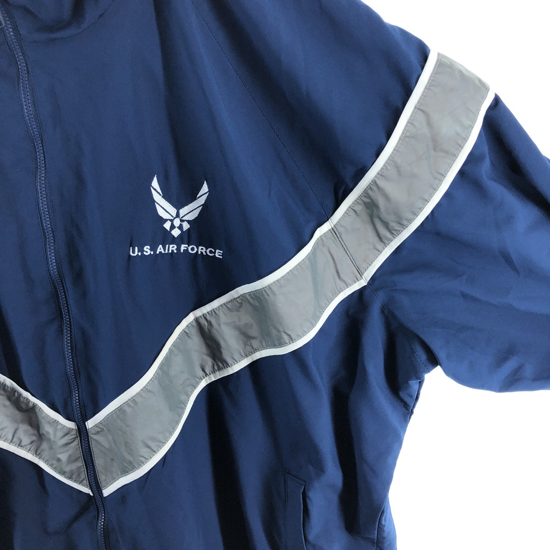 Civilian USAIR FORCE PTU Training Jacket Nylon Jacket Made in USA X-LG LONG Men's XL equivalent /eaa514890