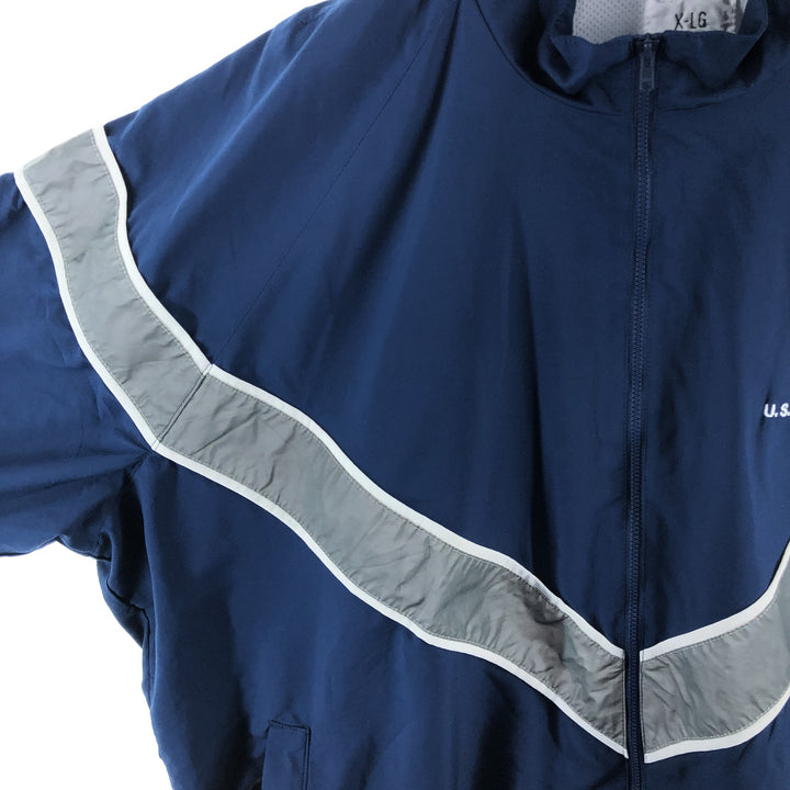 Civilian USAIR FORCE PTU Training Jacket Nylon Jacket Made in USA X-LG LONG Men's XL equivalent /eaa514890