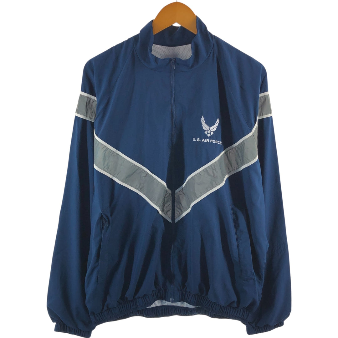 Civilian USAIR FORCE PTU Training Jacket Nylon Jacket Made in USA MED REGULAR Men's M equivalent /eaa514891