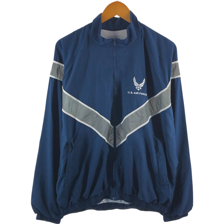Civilian USAIR FORCE PTU Training Jacket Nylon Jacket Made in USA MED REGULAR Men's M equivalent /eaa514891