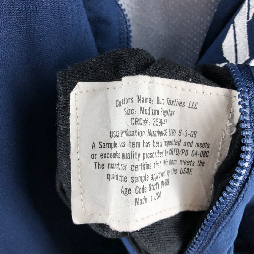 Civilian USAIR FORCE PTU Training Jacket Nylon Jacket Made in USA MED REGULAR Men's M equivalent /eaa514891