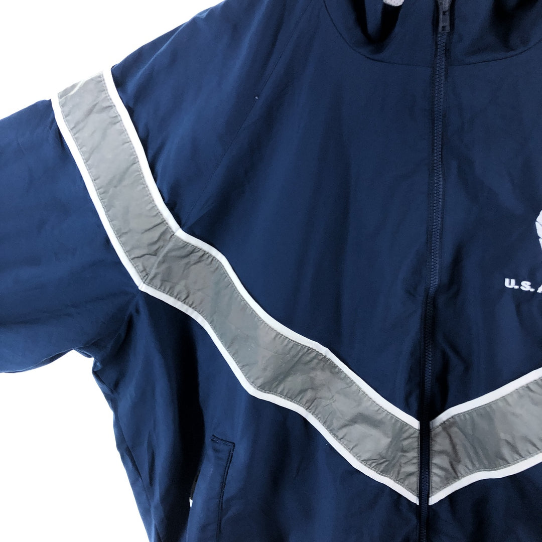 Civilian USAIR FORCE PTU Training Jacket Nylon Jacket Made in USA MED REGULAR Men's M equivalent /eaa514891