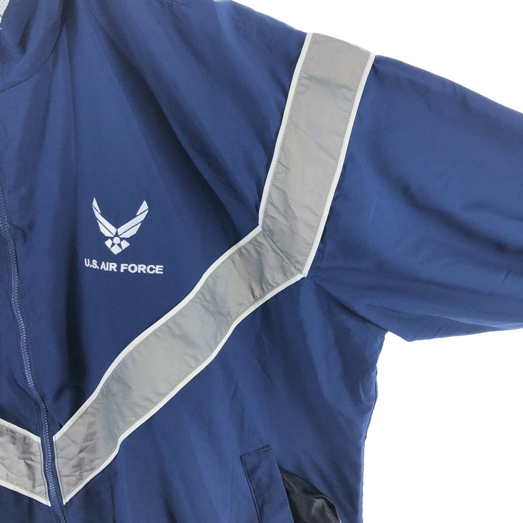 Civilian USAIR FORCE PTU Training Jacket Windbreaker Made in USA LG/REGULAR Men's L equivalent /eaa514892