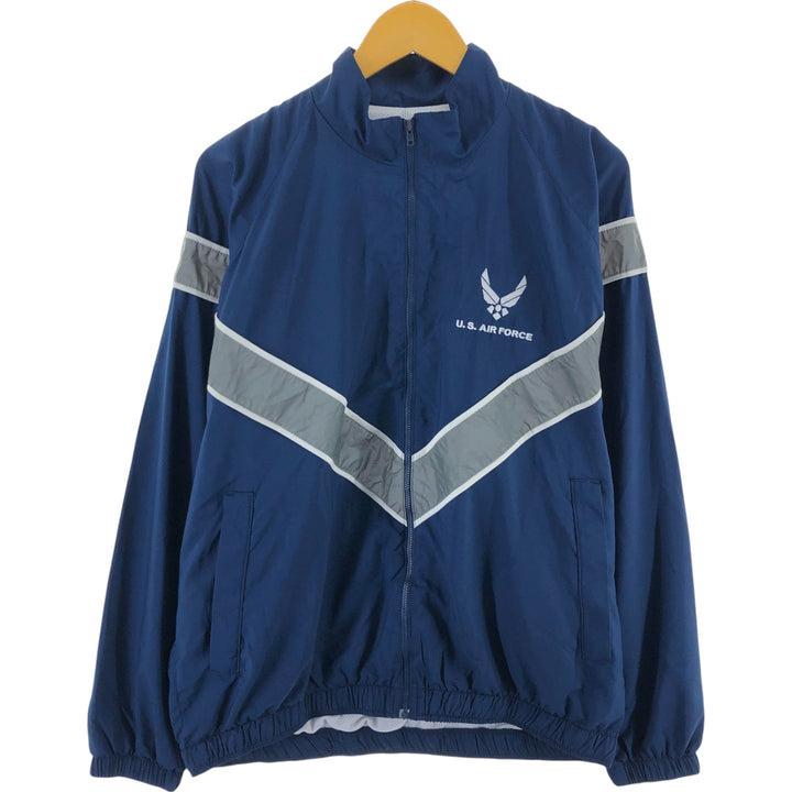 Civilian USAIR FORCE PTU Training Jacket Windbreaker Made in USA MED SHORT Men's M equivalent /eaa514894