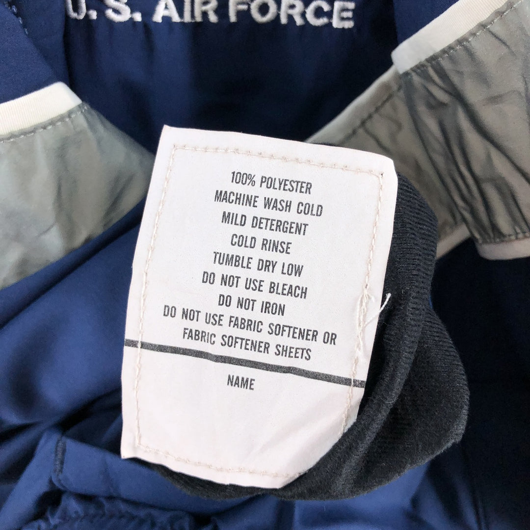 Civilian USAIR FORCE PTU Training Jacket Windbreaker Made in USA MED SHORT Men's M equivalent /eaa514894