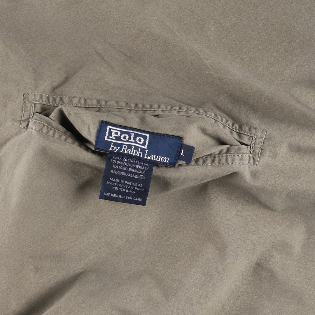 Ralph Lauren POLO by Ralph Lauren reversible cotton hoodie, men's size L / eaa514910