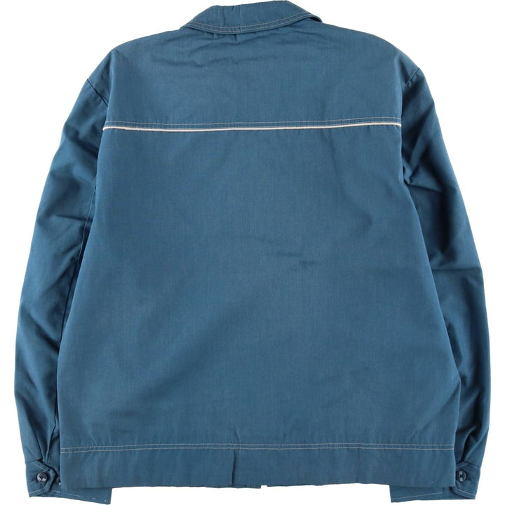 Vintage 1970'S JCPenney TOWNCRAFT zip-up jacket, men's size L unclear Blue type light blue Vintage Second Hand
