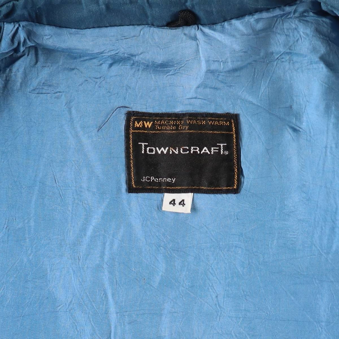 Vintage 1970'S JCPenney TOWNCRAFT zip-up jacket, men's size L unclear Blue type light blue Vintage Second Hand
