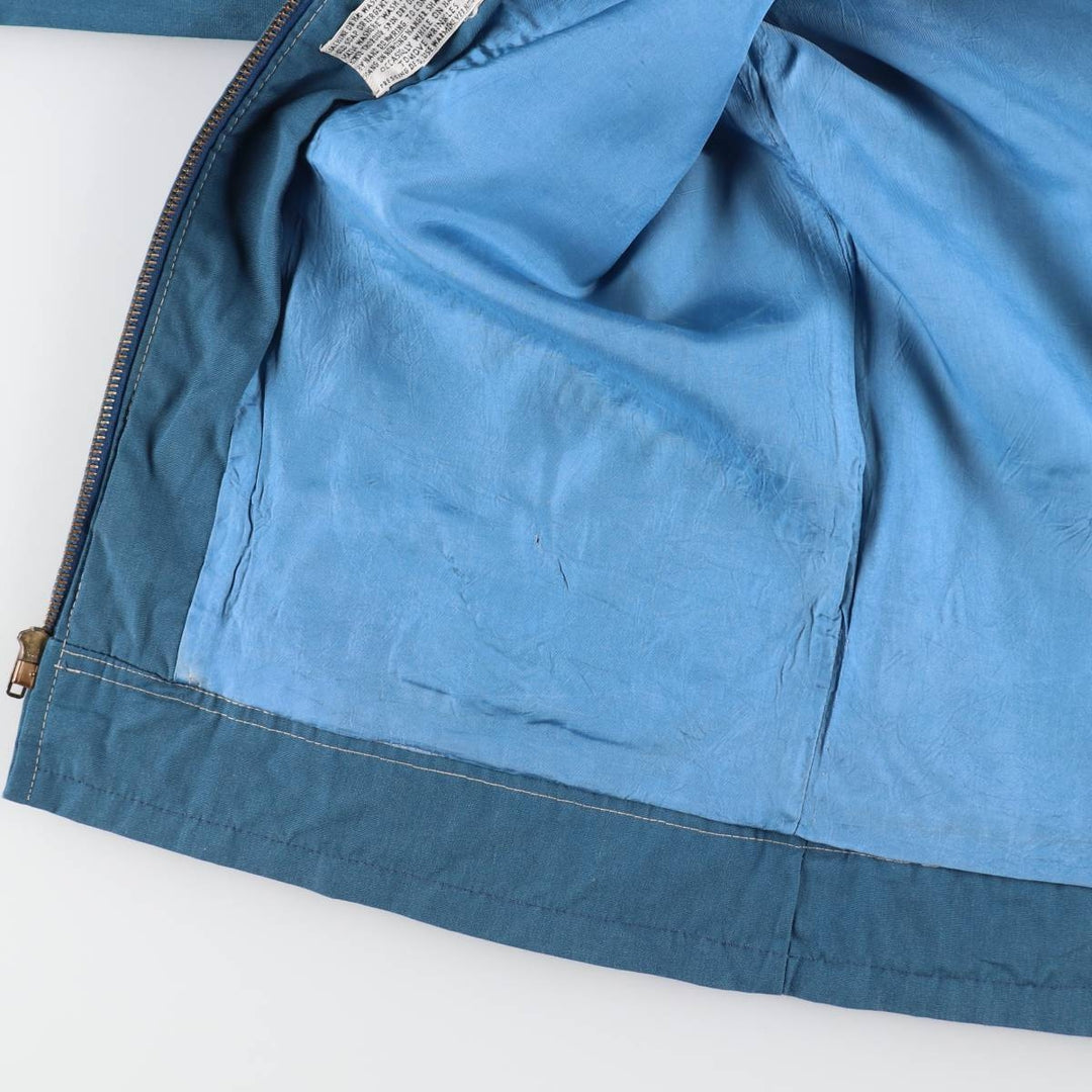 Vintage 1970'S JCPenney TOWNCRAFT zip-up jacket, men's size L unclear Blue type light blue Vintage Second Hand