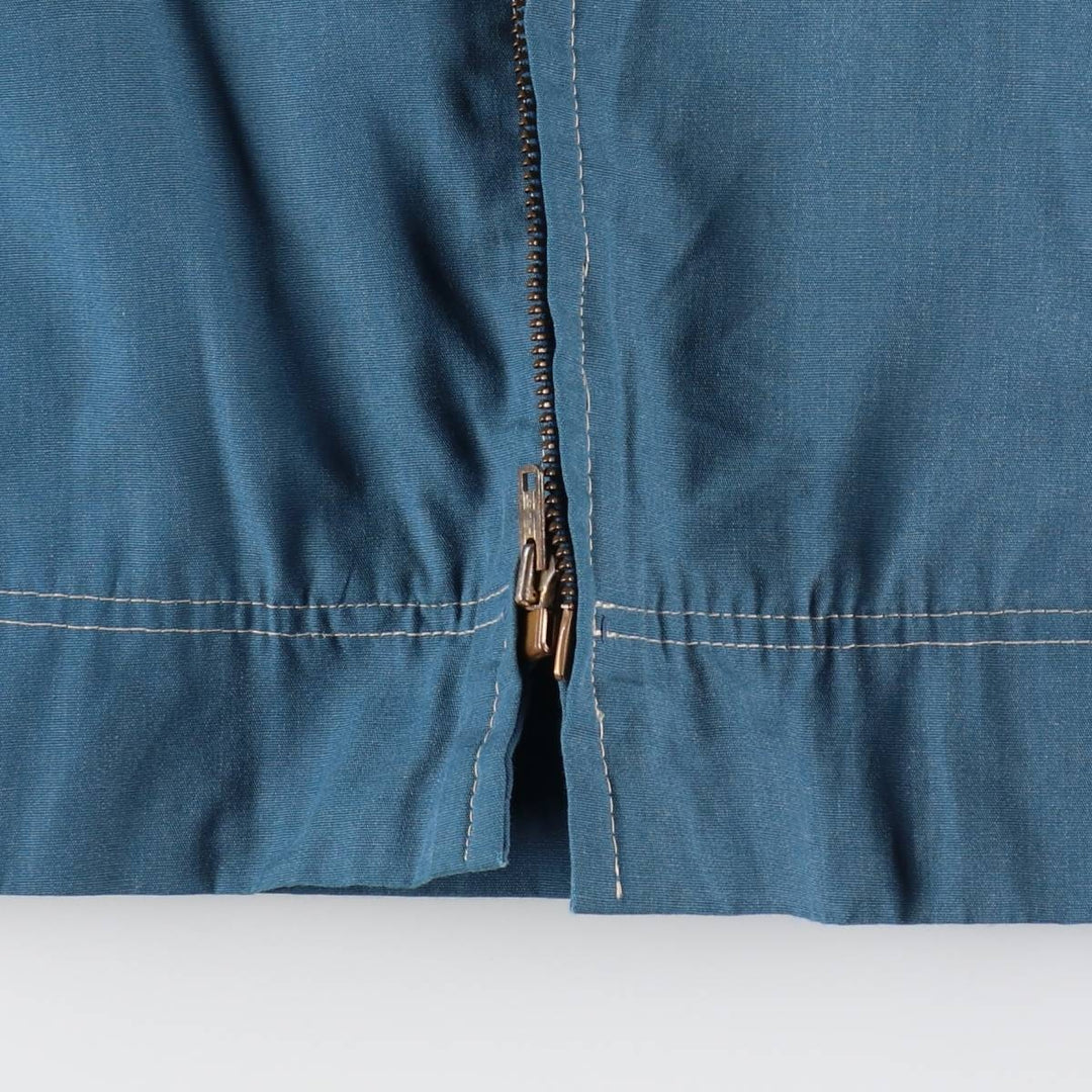 Vintage 1970'S JCPenney TOWNCRAFT zip-up jacket, men's size L unclear Blue type light blue Vintage Second Hand
