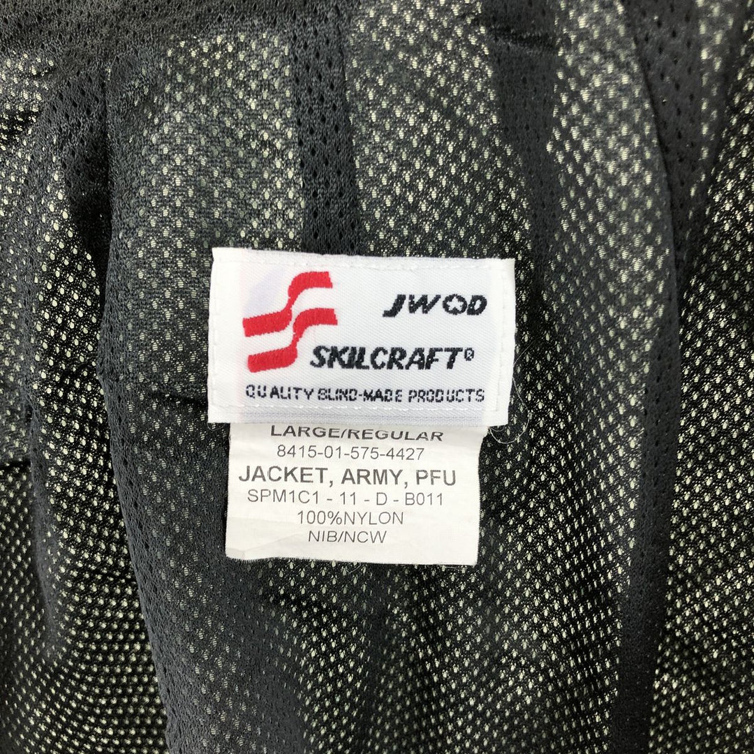 Genuine US Army IPFU Training Jacket, Camouflage Pattern Nylon Jacket, Made in USA, Large/Regular, Men's L equivalent /eaa514933