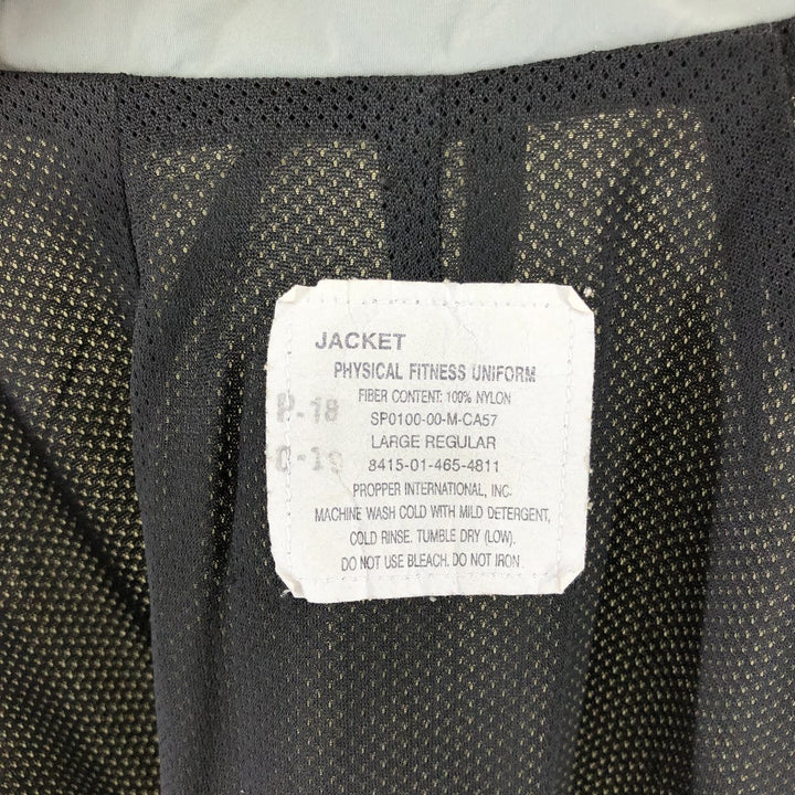 00'S USARMY IPFU Training Jacket Nylon Jacket Made in USA LARGE REGULAR Men's L equivalent /eaa514938