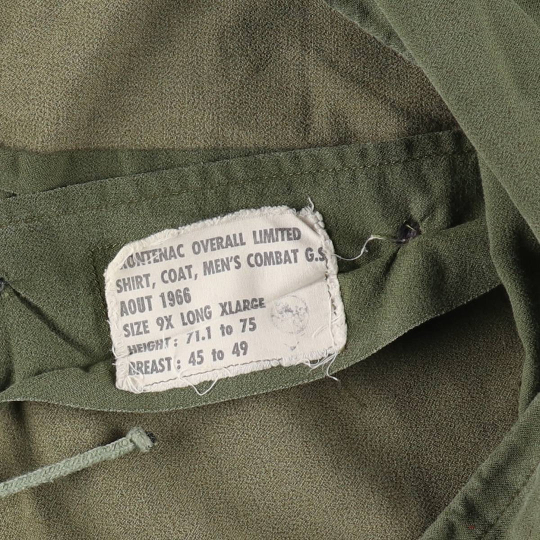 Canadian Army MK2 Military Combat Jacket 9X LONG XLARGE Men's XL equivalent /eaa514953
