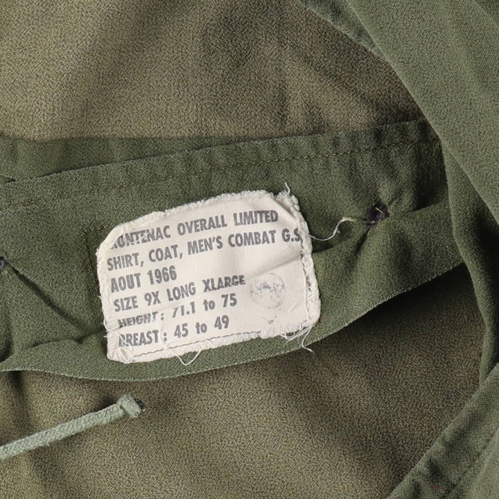 Canadian Army MK2 Military Combat Jacket 9X LONG XLARGE Men's XL equivalent /eaa514953